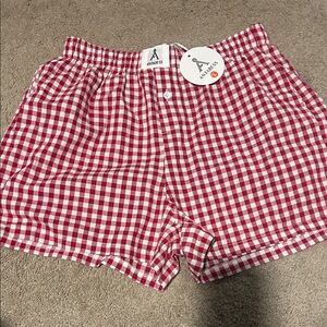 Antares’s Red Plaid Women's Boxers Size Small NWT